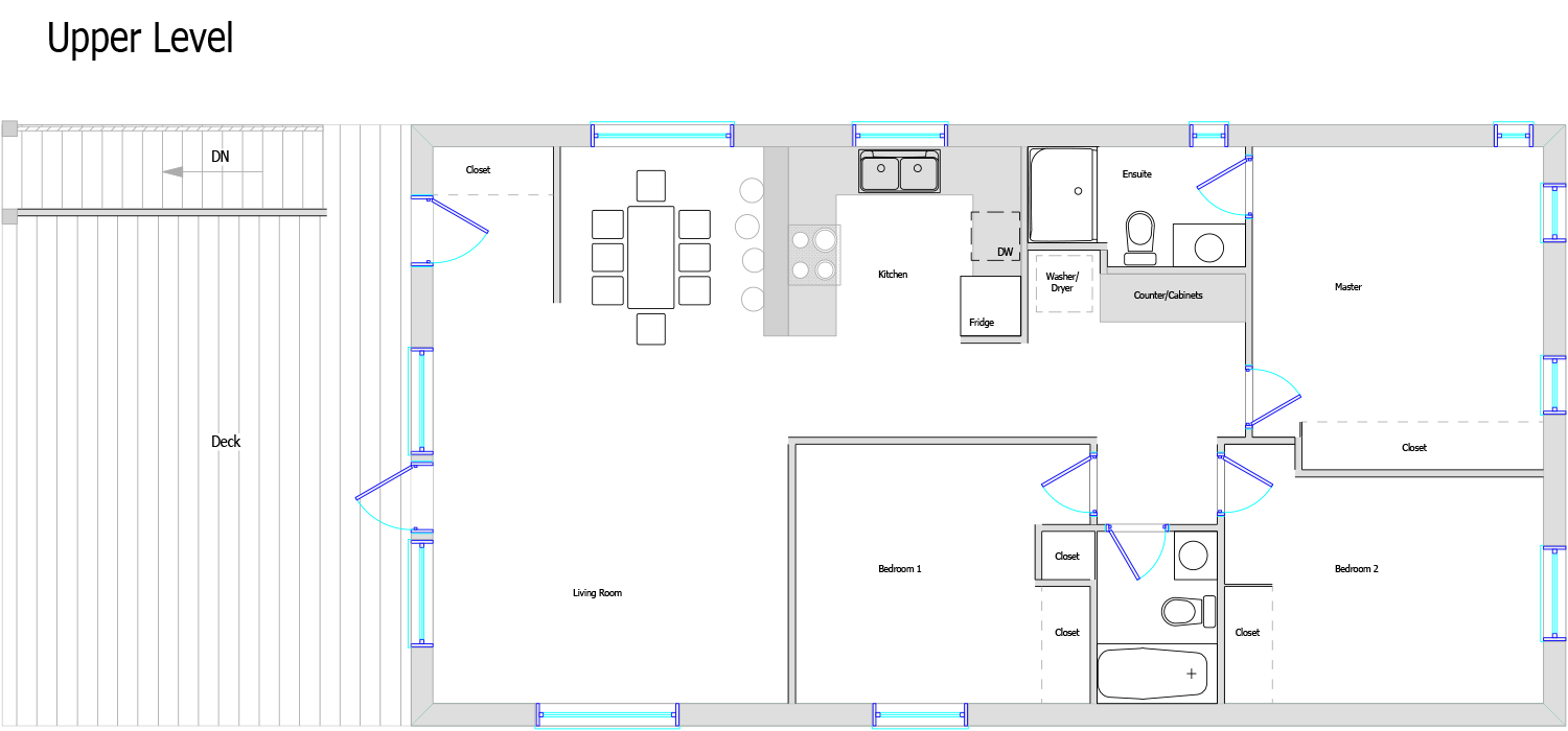 Red House Plans - Upper